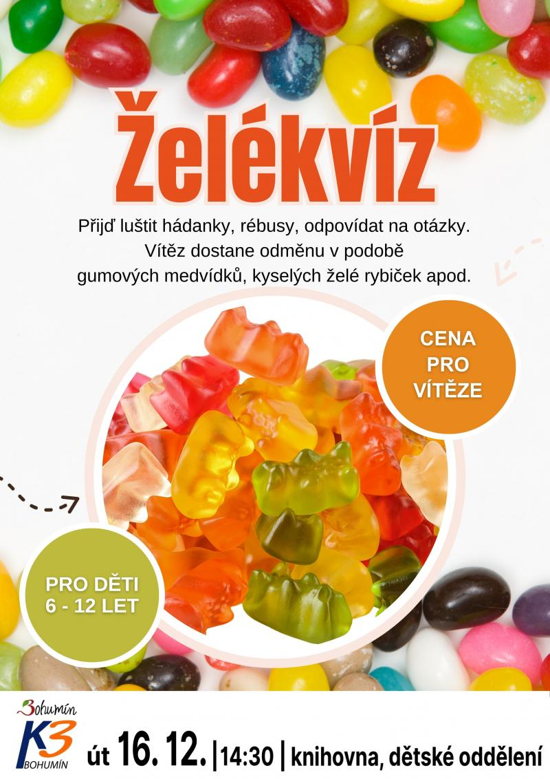 Želé kvíz v knihovně K3