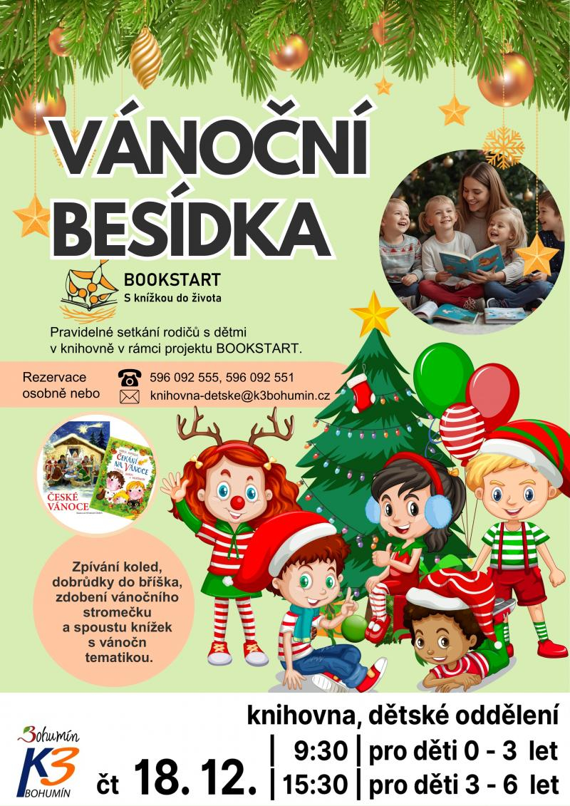Bookstart – besídka pro děti do 6 let