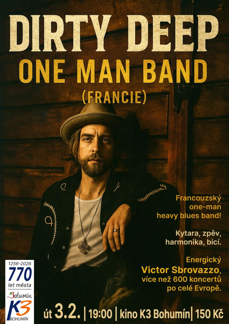 Koncert: Dirty Deep - one man band