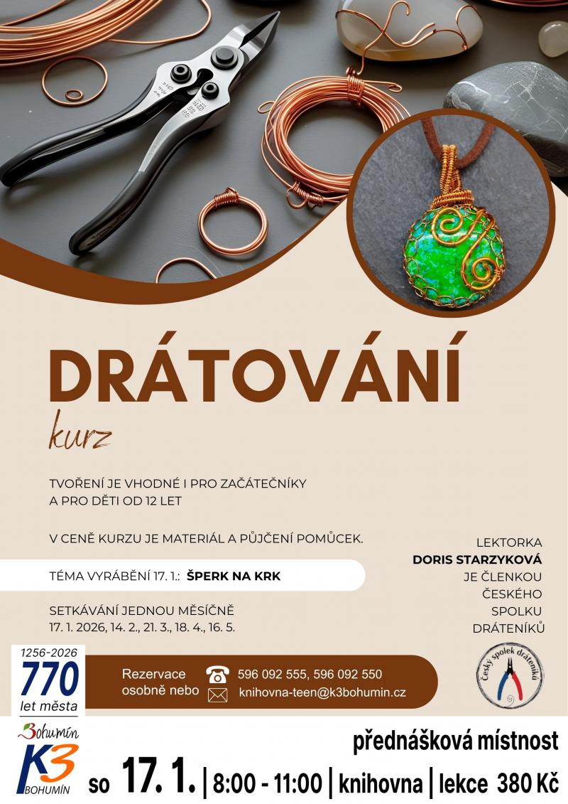 Workshop: Drátování aneb Šperk na krk