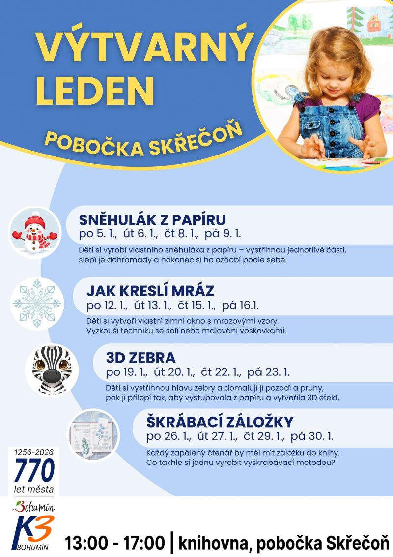 Výtvarná dílna: Škrábací záložky