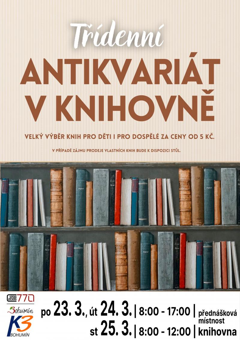 Akce pro všechny: Antikvariát v knihovně