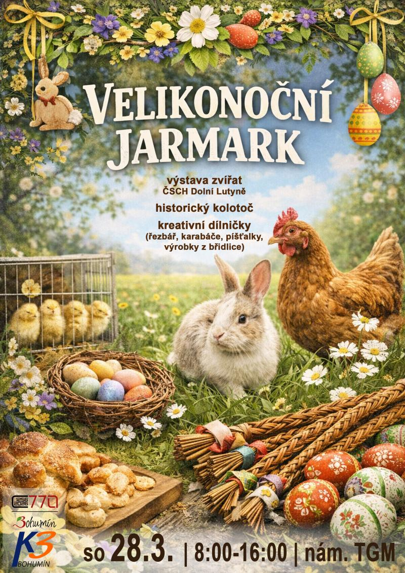 Velikonoční jarmark na náměstí TGM