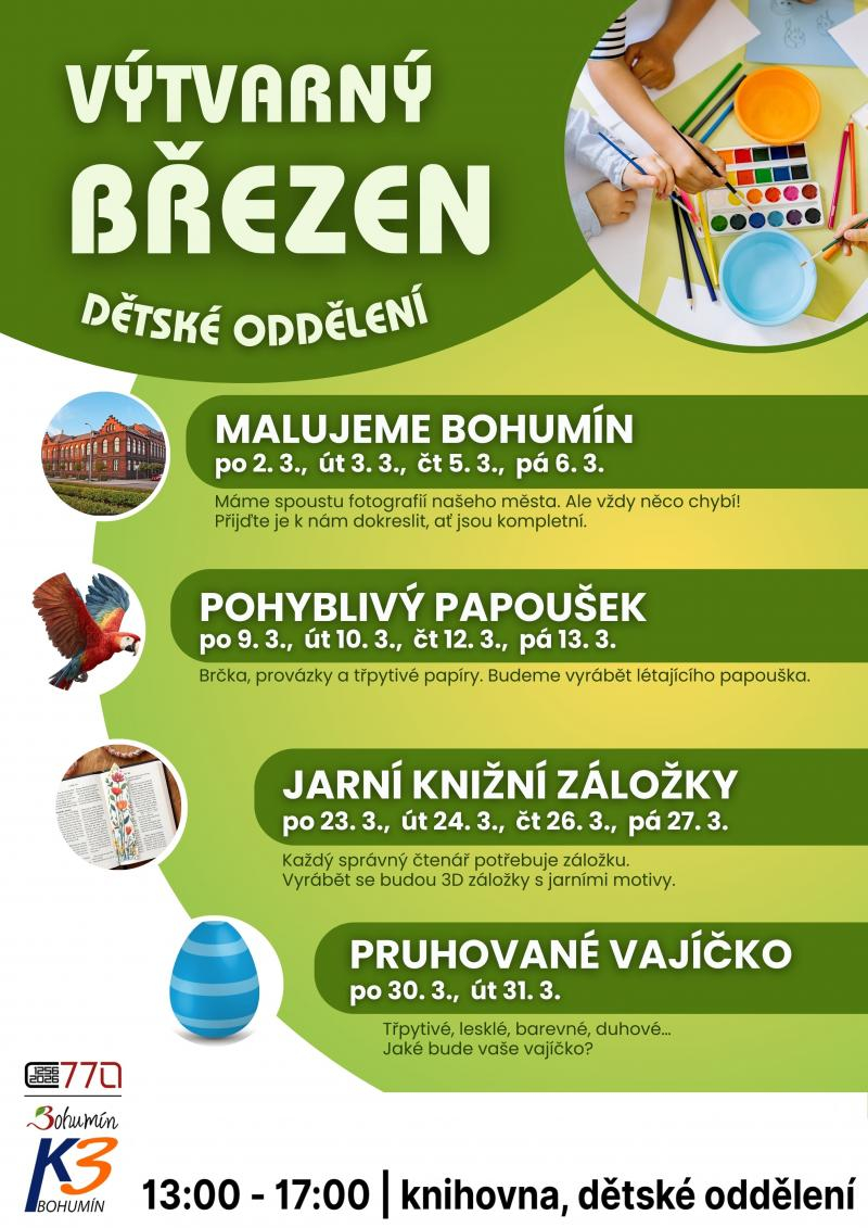 Výtvarná dílna: Jarní záložky