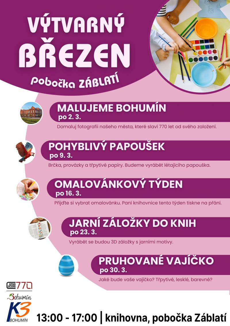 Výtvarná dílna: Jarní záložky