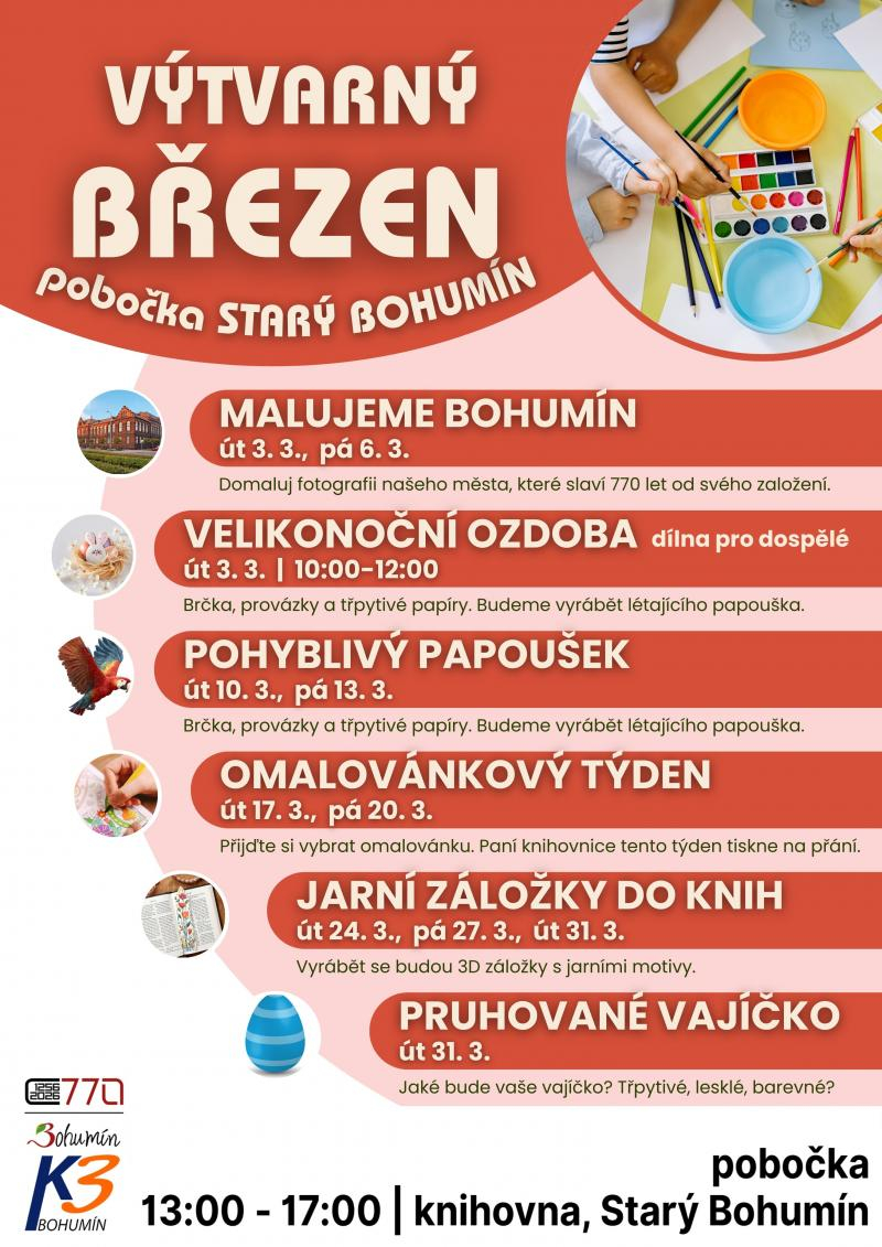 Výtvarná dílna: Jarní záložky