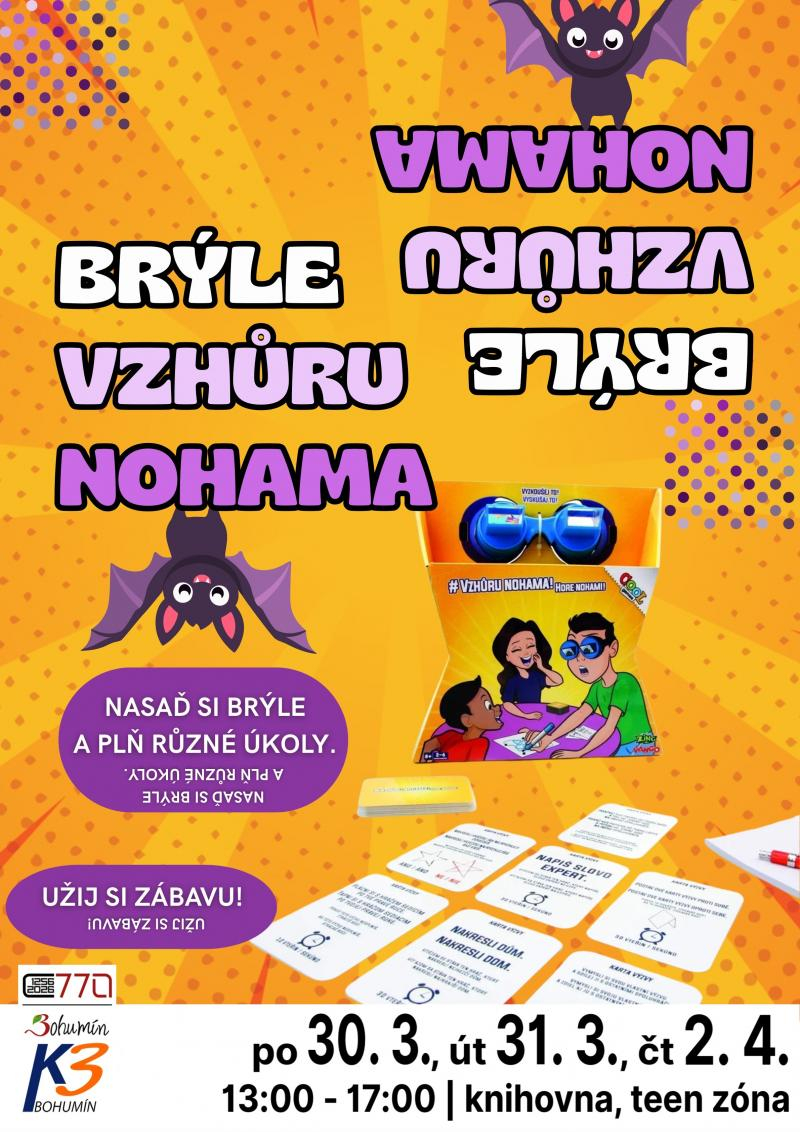 Akce pro děti: Brýle vzhůru nohama