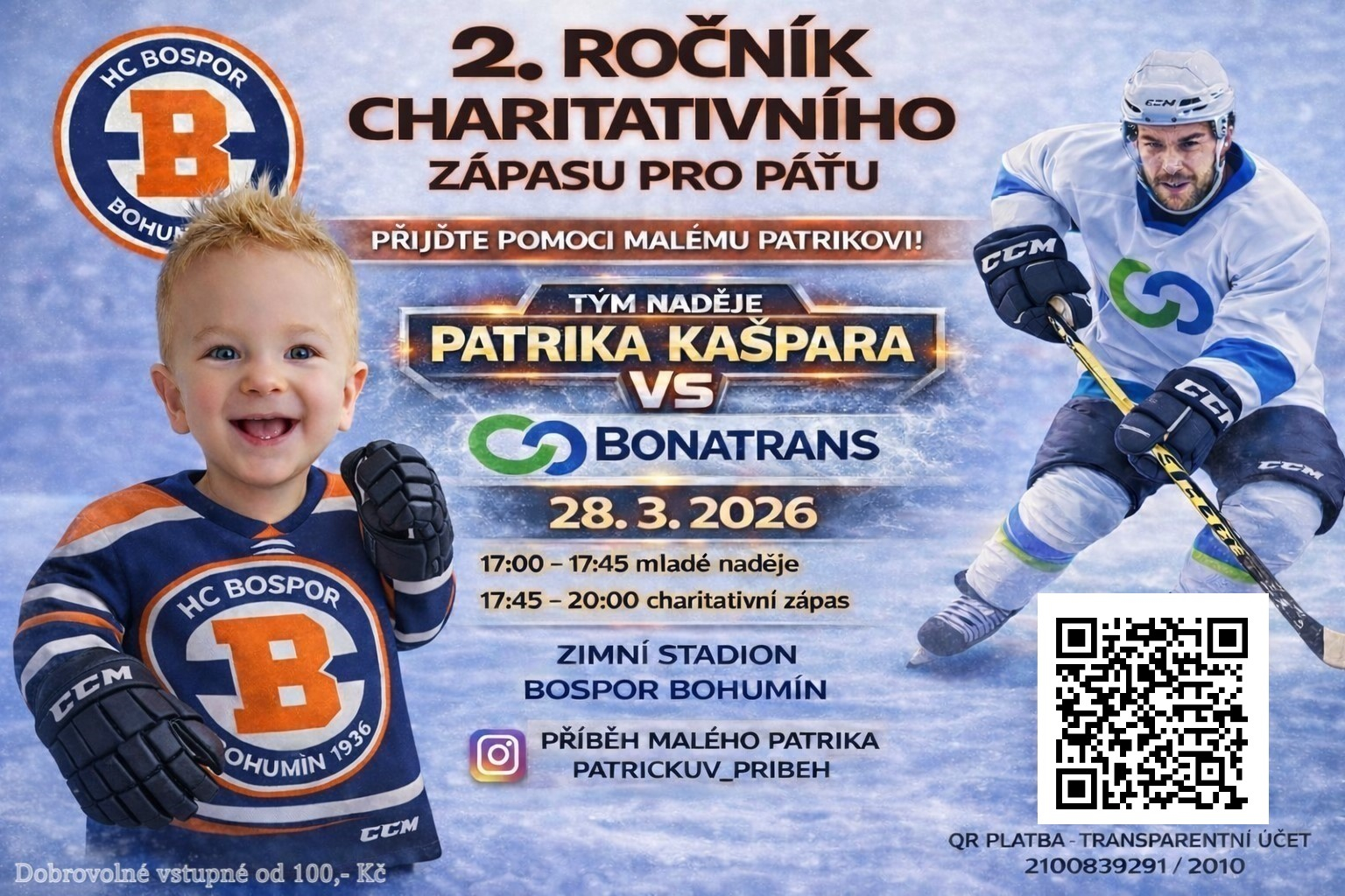 Hokejový zápas pro Patrika (2. ročník)
