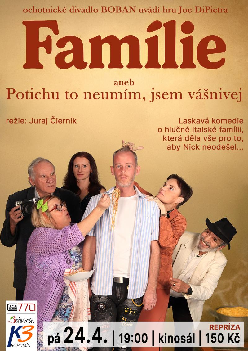 Divadlo Boban uvede znovu Famílii