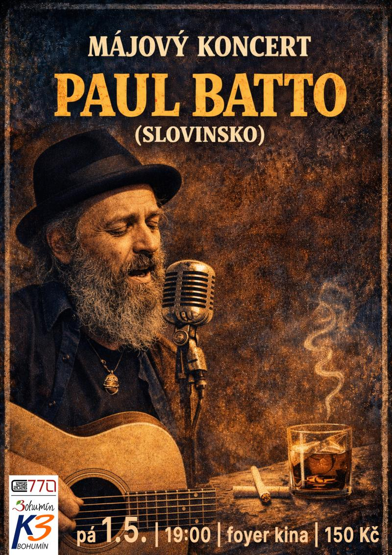 Májový koncert: Paul Batto