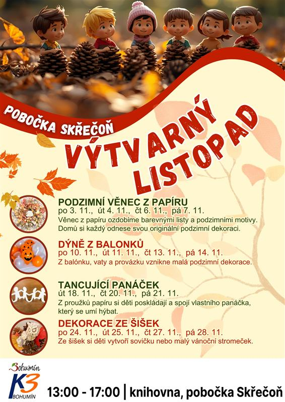 Výtvarná dílna: Dekorace ze šišek
