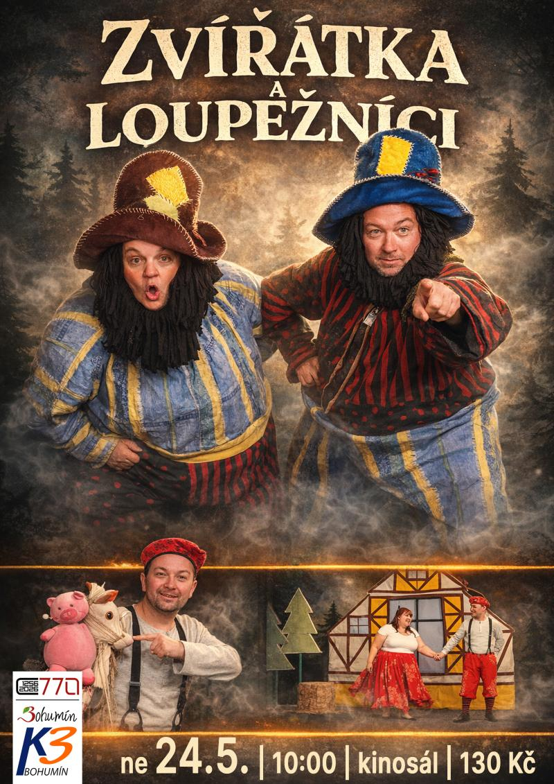 Divadlo pro děti: Zvířátka a loupežníci