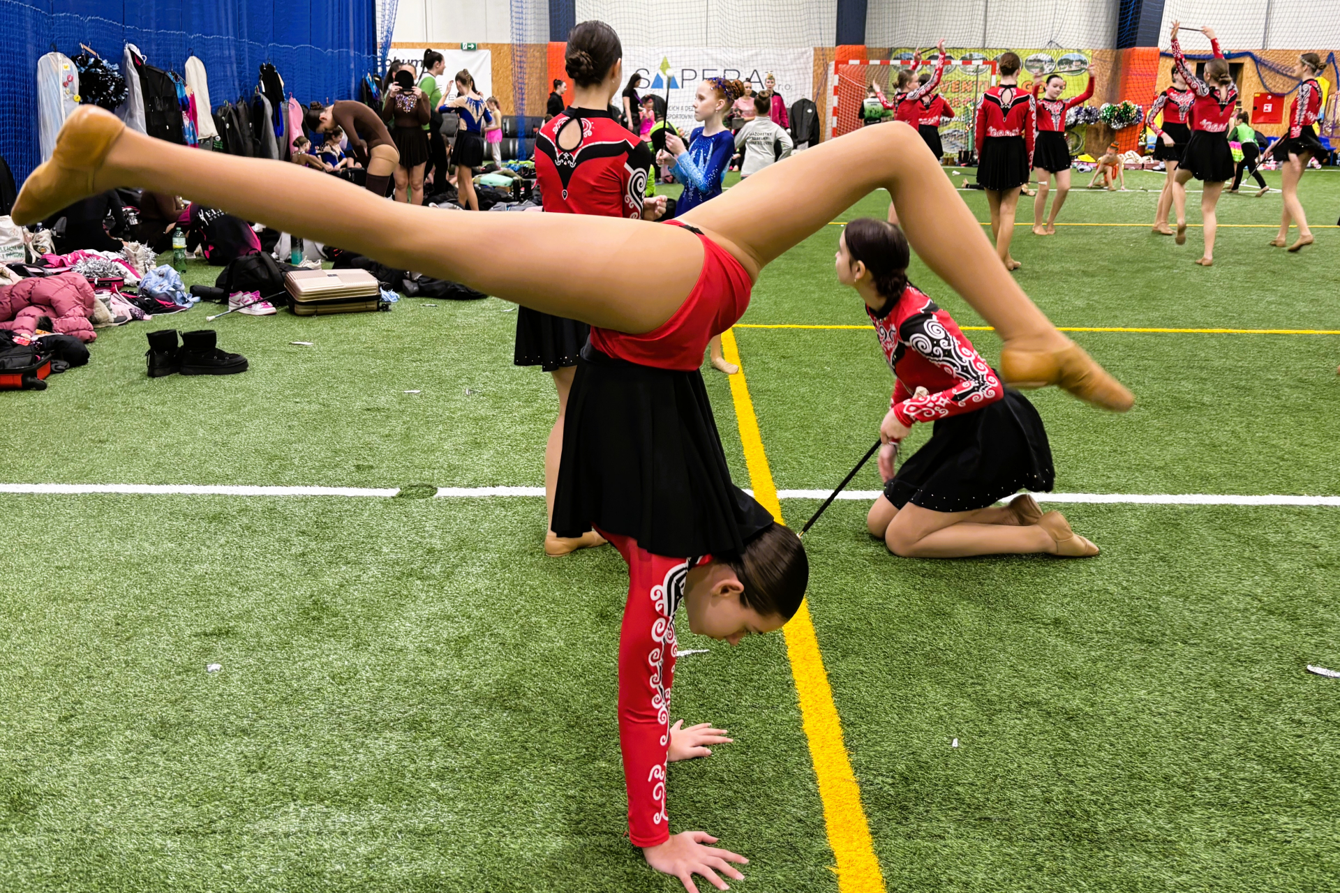 Sportovní hala hostila mezinárodní soutěž mažoretek Daisy Cup