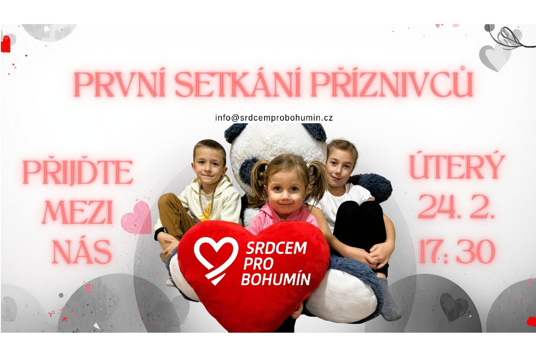 Zveme vás na první setkání s příznivci Srdcem pro Bohumín