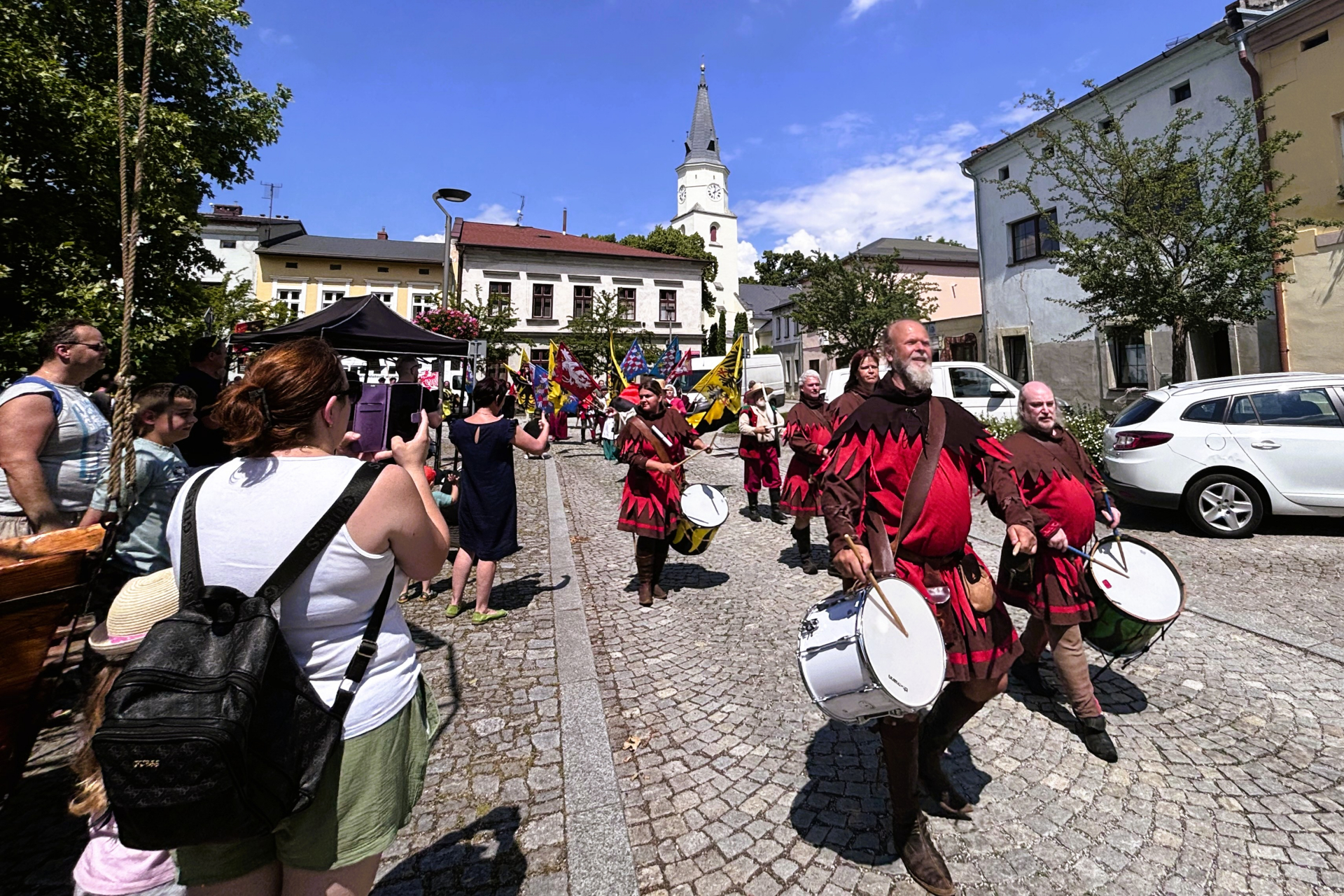 Středověké slavnosti ovládly náměstí ve Starém Bohumíně